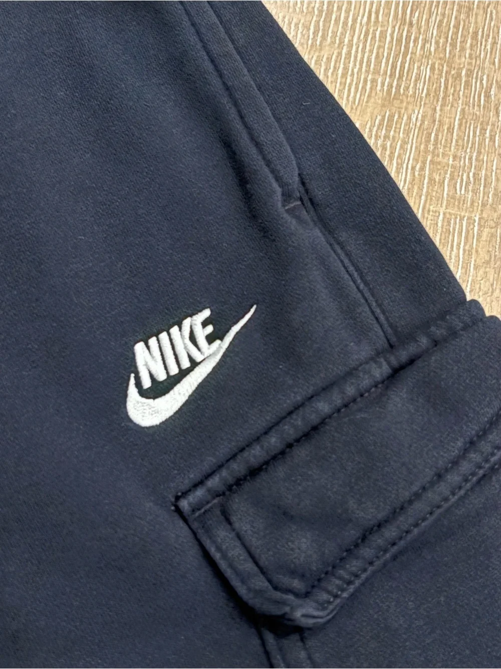 Nike Men’s Sportswear Club Fleece Cargo Joggers XXL Black Sweatpants
